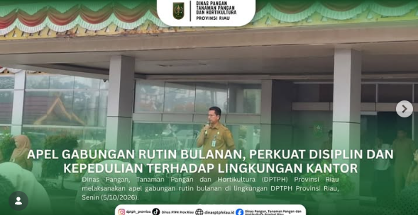 Apel Gabungan Rutin Bulanan, Perkuat Disiplin dan Kepedulian Terhadap Lingkungan Kantor